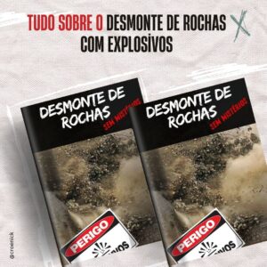 Capa da apostila Desmonte de Rochas com Explosivos em PDF
