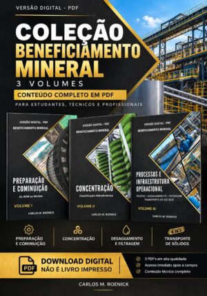 Coleção Beneficiamento Mineral – 3 volumes em PDF
